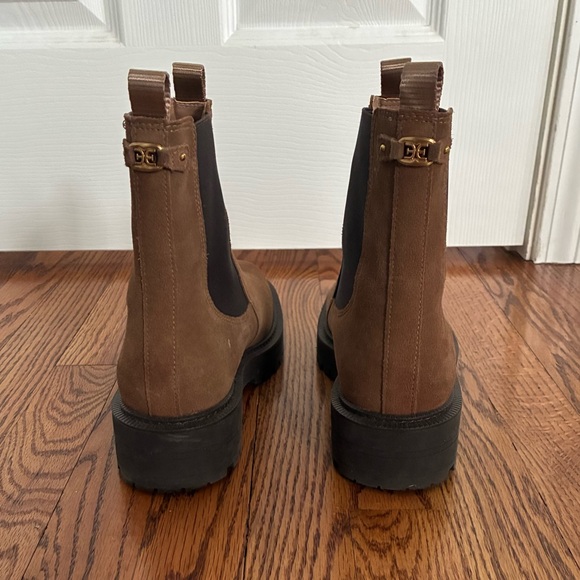 Sam Edelman Laguna Chelsea Boots Almond Taupe Suede Size 10 - Picture 4 of 6